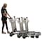 Vestil Multi-Use Cart, Brakes, Nestable, 550 lb., Aluminum, 550 lb Load Capacity, 1 Shelves, 39-1/2" L, 39" H LUG-B - alternate 4